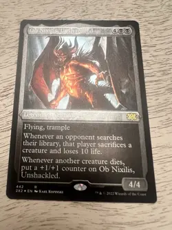 Ob Nixilis, Unshackled Double Masters 2022 Rare Black Legendary Creature 442 NM - Image 3