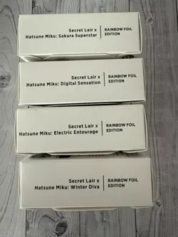 FOIL Japanese HATSUNE MIKU Secret Lair Set of 4 ~ FOIL ~ MTG SLD Set Bundle - Image 1