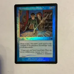 Magic: The Gathering Accumulated Knowledge Blue Instant foil 26/143 - Image 1