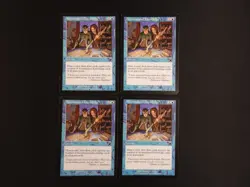 4x Accumulated Knowledge LP/MP [Nemesis] Mtg Magic Free Tracking! - Image 1