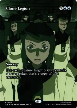 Clone Legion BORDERLESS Avatar: The Last Airbender MTG - Image 1
