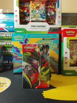 Pokemon TCG Phantasmal Flames sealed Half Booster Box 18 Packs - Image 2