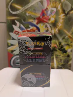 Pokemon TCG Phantasmal Flames Sealed Half Booster Box 18 Packs - Image 1
