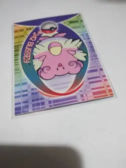BLISSEY #242 61 OF 62 STICKER Glossy Blue Logo Pokemon 2001 Topps Johto Rare - Image 4