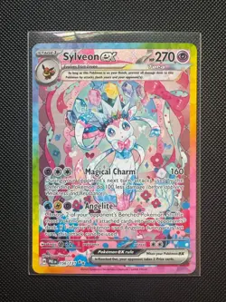 Pokemon Sylveon ex 156/131 SV Prismatic Evolutions SIR Full Art Holo - NM - Image 1
