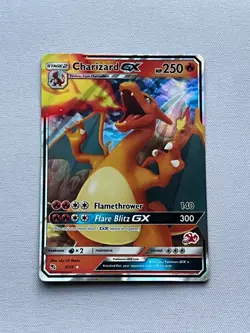 Charizard GX 9/68 - Stamp Battle Academy Hidden Fates - Pokemon Card - Image 1