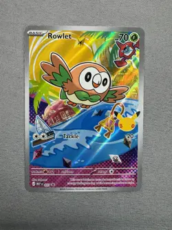 Rowlet Full Art Promo ME: Mega Evolution Promo 043 Pokemon TCG MINT - Image 2