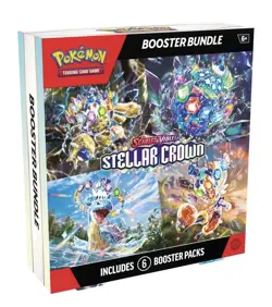 Pokemon TCG: Stellar Crown Booster Bundle (6 Packs) - New & Sealed - Image 1