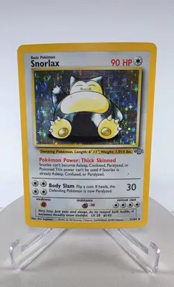 Pokemon 1999 11/64 Snorlax Jungle Holo Rare (MP) - Image 1