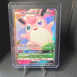 Pokemon Wigglytuff GX Full Art Ultra Rare Holo 42/68 Hidden Fates 210 HP - Image 1
