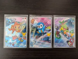 Pokemon First Partner Illustration Collection Series 1 Gen 4 Starter Set - Image 1