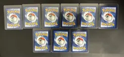 Pokemon Full Set of 9 First Partner Series 1 Illustration Collection English NM - Image 2