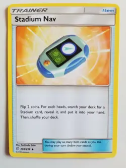 Trainer Stadium Nav 208/236 Pokemon Never Played In Plastic Sleeve With Tracking - Image 1