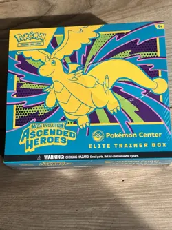 Ascended Heroes Pokemon Center Exclusive Elite Trainer Box (ETB) TORN SEAL NEW - Image 1