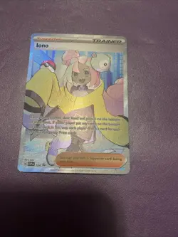 Iono 124 SVP Black Star Promo Pokemon NM - Image 1