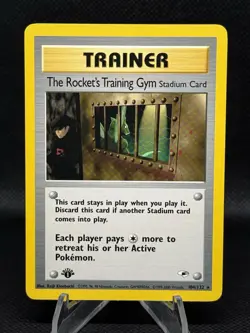 Pokemon TCG The Rocket's Training Gym 104/132 Gym Heroes Regular 1st Edition - Image 1