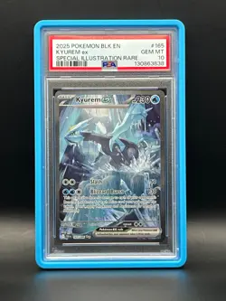 2025 Pokemon Black Bolt Special Illustration Rare Kyurem EX #165/086 -PSA 10 - Image 1