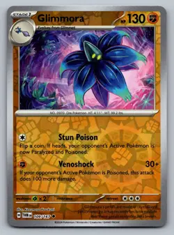 Pokemon TCG SV06: Twilight Masquerade Glimmora 109/167 Reverse Holo - Image 1