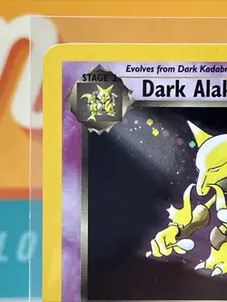 Dark Alakazam #1 Holo Rare Pokemon TCG 2000 Team Rocket Lightly Played LP - Image 3