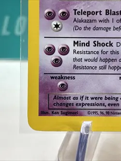 Dark Alakazam #1 Holo Rare Pokemon TCG 2000 Team Rocket Lightly Played LP - Image 5