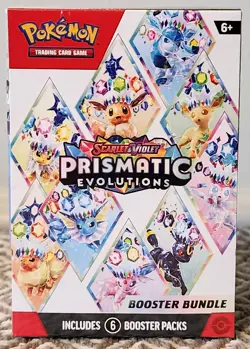 Pokemon TCG Prismatic Evolutions | Booster Bundle | Factory Sealed - Image 1