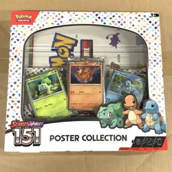 Pokemon TCG Scarlet & Violet 151 Poster Collection Boosters Promo Sealed Box - Image 1
