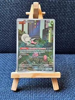 Pokemon Shelmet 093/086 Illustration Rare Holo Sv: White Flare Full Art NM+ - Image 1