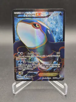 2012 Pokemon Black & White Dark Explorers Kyogre EX #104/108 NM - Image 1
