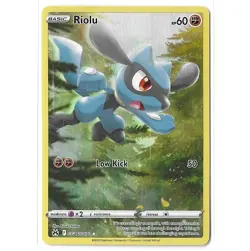 Riolu GG26/GG70 Crown Zenith Galarian Gallery Ultra Rare Full Art Pokemon - Image 2