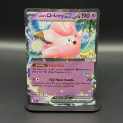 Lillie's Clefairy ex 056/159 NM Double Rare SV: Journey Together Pokemon TCG - Image 1