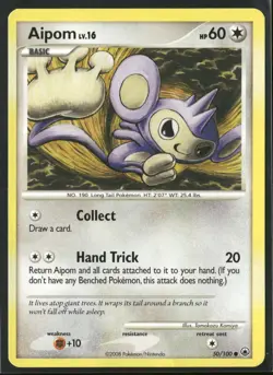 Aipom 50/100 Common Majestic Dawn Pokemon Lightly Played - Image 1