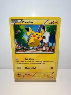 Pikachu 20/108 Common Roaring Skies Pokemon Moderately Played - Image 1