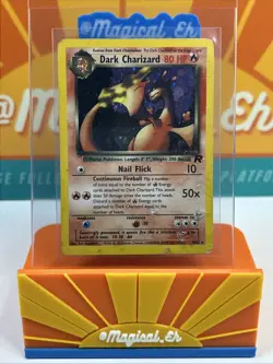 Dark Charizard #4 Holo Rare Pokemon TCG 2000 Team Rocket DMG - Image 1