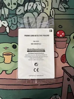 Pokemon TCG Detective Pikachu SM190 Promo Stamped Sealed - Image 2