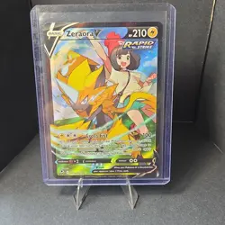 Pokemon Zeraora V Full Art Holo Ultra Rare Rapid Strike TG16/TG30 Swsh12 210 HP - Image 1
