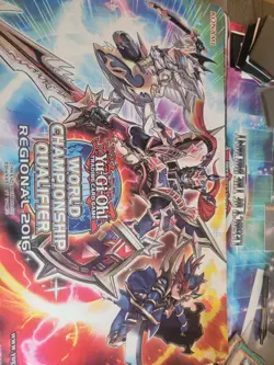 yugioh black luster soldier world champion regional 2016 playmat - Image 1