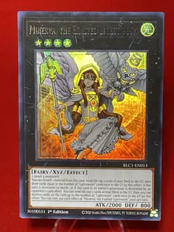 Minerva, The Exalted Lightsworn - Yu-Gi-OH! Super Rare Silver BLC1-EN013 NM - Image 2