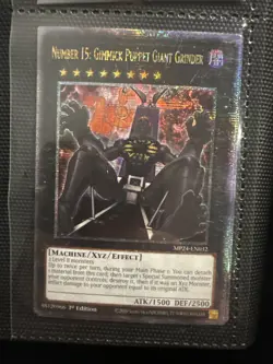 Yugioh! Number 15: Gimmick Puppet Giant Grinder MP24-EN032 Quarter Century NM - Image 1