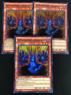YUGIOH THE PHANTOM KNIGHTS OF RAGGED GLOVES OP02-EN007 SUPER X3 (LP) - Image 1