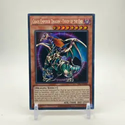 Yugioh Chaos Emperor Dragon - Envoy of the End IOC-EN000 Secret Rare 25th NM - Image 1