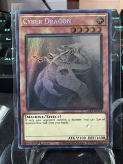 2022 Yu-Gi-Oh Ghosts From the Past Cyber Dragon 1st Edition Rare #GFP2-EN178 DM - Image 1