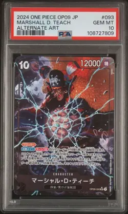 PSA 10 Teach OP09-093 One Piece OP09 : Emperors in the New World - Japonais - Image 1