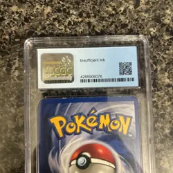 Ninetales Holo Rare Pokemon Unlimited Base Set 1999 #12/102 Graded CGC 5 EX/NM - Image 3