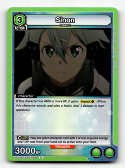 Union Arena Sinon (090) - UE07BT: Sword Art Online - Image 1