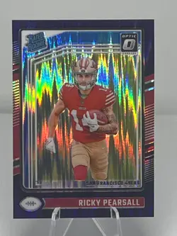 2024 Donruss Optic Ricky Pearsall Purple Shock Rated Rookie #284 - Image 1