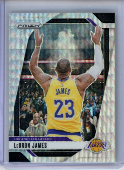 2024 Panini Prizm Lebron James #130 Wave Prizm SP Cavaliers Heat LA Lakers - Image 1
