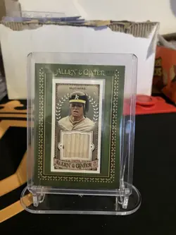 2024 Topps Allen & Ginter - Mini Framed Relics #MFR-MM Mark McGwire (MEM) - Image 1