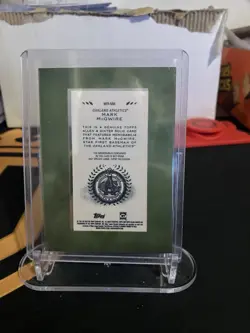 2024 Topps Allen & Ginter - Mini Framed Relics #MFR-MM Mark McGwire (MEM) - Image 2