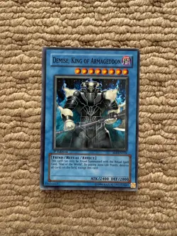 Demise, King of Armageddon SOI-EN035 Super Rare 1st Edition YuGiOh NM - Image 1