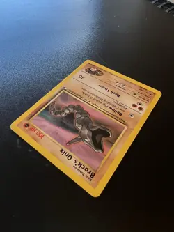 Brock’s Onix 69/132 Gym Heroes Unlimited 2000 Pokemon Card Common LP - Image 5